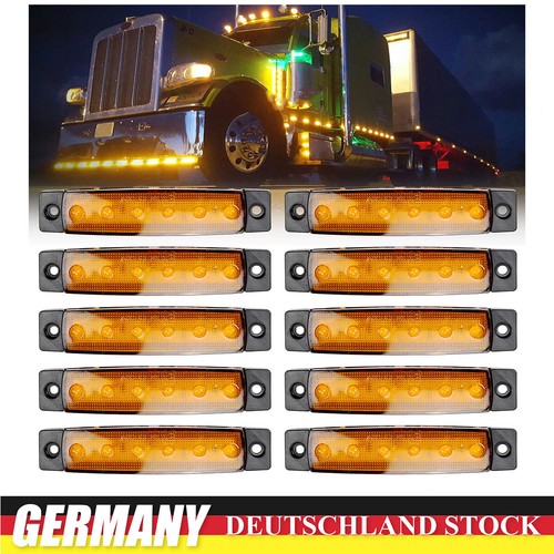 10x led 12v - 6-led, lkw