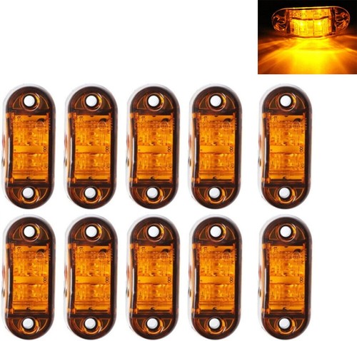 10x led 12v24v gelb - led,